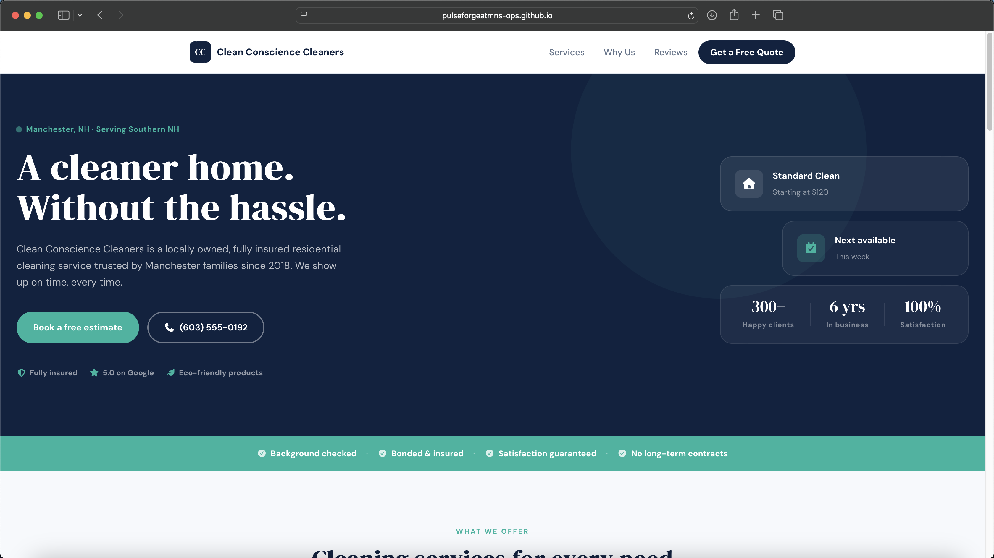 Clean Conscience Cleaners